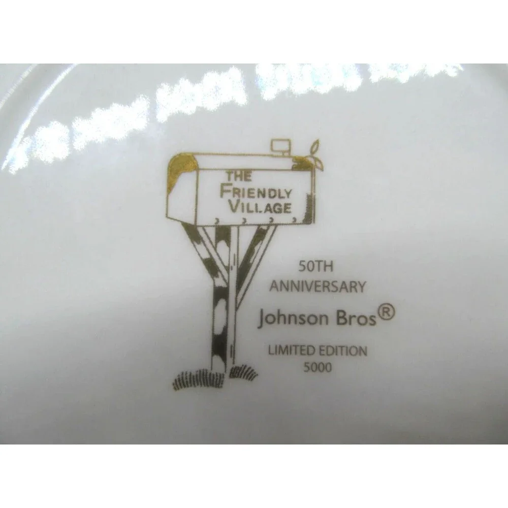 Johnson Brothers Friendly Village 50th Anniversary 6 7/8